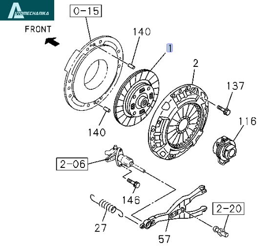 Clutch disk plate ISUZU NPR NQR 4JJ1 4HK1 Genuine D300 mm MYY5 8973771490