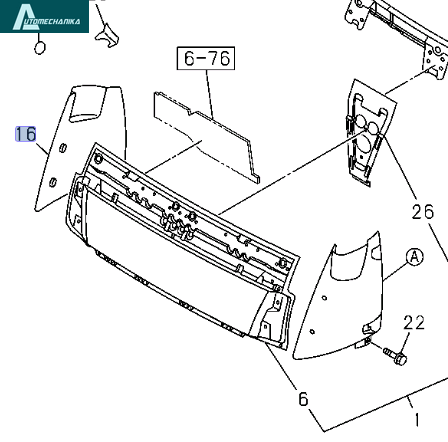 Corner Panel ISUZU Left Side NPR NQR 8975824715