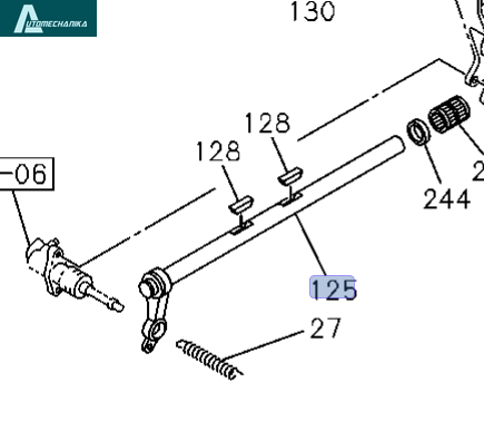 Clutch Shaft ISUZU NPR NQR MZZ6 MYY6 8973104350