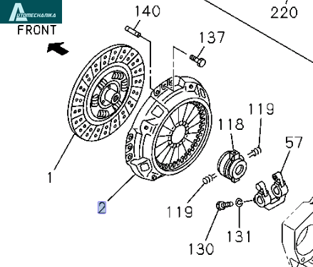 Clutch Plate For Isuzu MYY6 MZZ6 NPR NPR-HD NQR