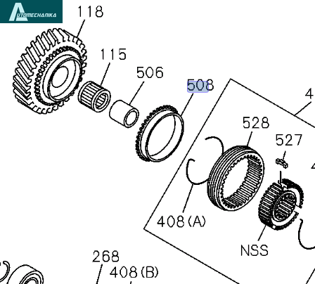 Synchronizer Ring Outside 4th 5th ISUZU MYY5 NPR NQR 8973095320