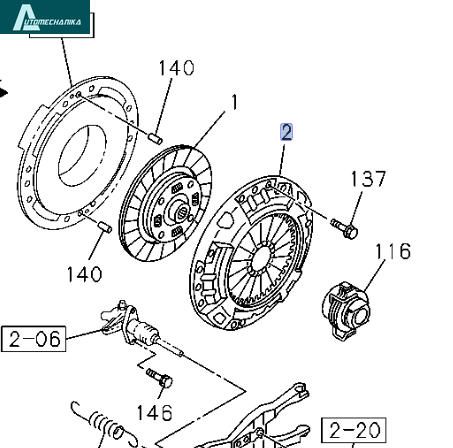 Clutch Pressure Plate ISUZU NPR NQR 98-07