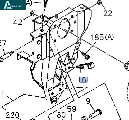 Brake Stop Light Lamp Switch Genuine ISUZU NPR NQR 8978551870