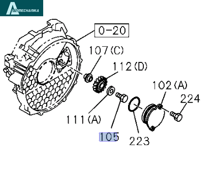 Camshaft Idle Gear Bolt For ISUZU NPR NQR 4HK1 OEM