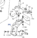 Gear Shift Change Lever Bracket ISUZU NPR NQR 8972045051
