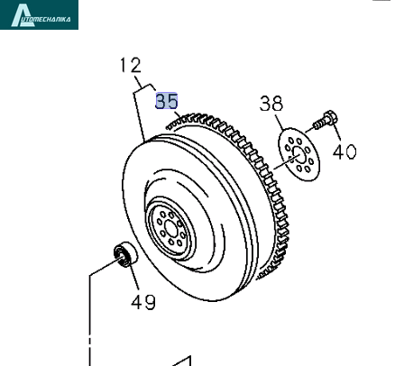 Flywheel Gear Ring ISUZU NPR NQR NPR-HD 4HG1 4HE1 4HK1 4JJ1 98-23 8970463661