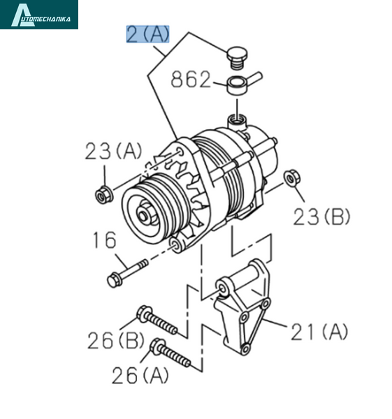 Alternator 80A 24V ISUZU NPR NQR 98-08