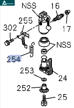 Brake Slave Cylinder Spring ISUZU NPR NQR