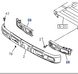Bumper Bracket Bar Right ISUZU NPR NQR NPR-HD 08-24
