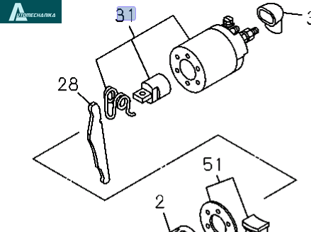 Starter Solenoid Switch ISUZU NPR NQR 4HE1 4HK1 4HF1 8982463670