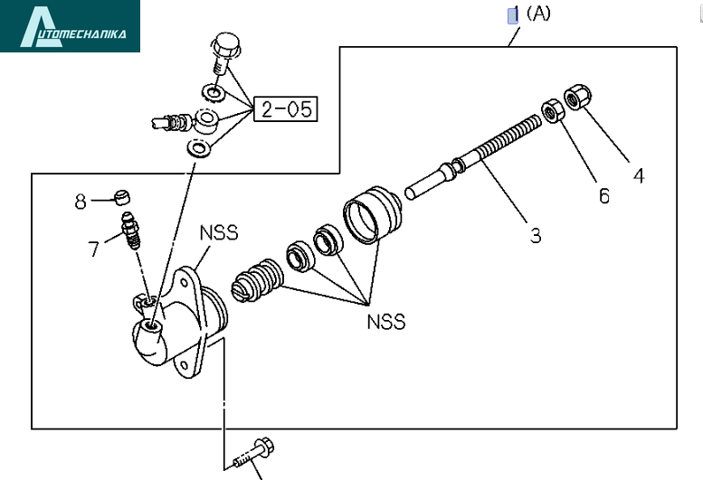 Clutch Slave Cylinder ISUZU NPR NPR-HD NQR ELF 4HK1 4JJ1 8980400431