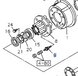 Whel Stud + Nuts rear Right For ISUZU NPR NQR 98-04