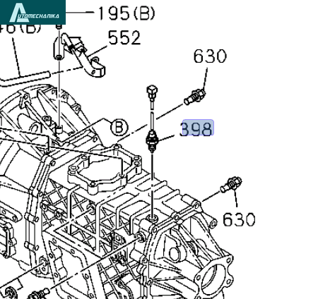 Датчик горного тормоза ISUZU БОГДАН 8982421731A фото