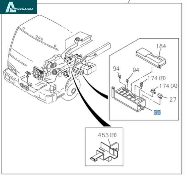 Fuse Relay Box for ISUZU NPR NQR NPR-HD NRR 95-07 8970631501